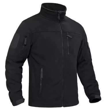 Giacca calda in pile da uomo